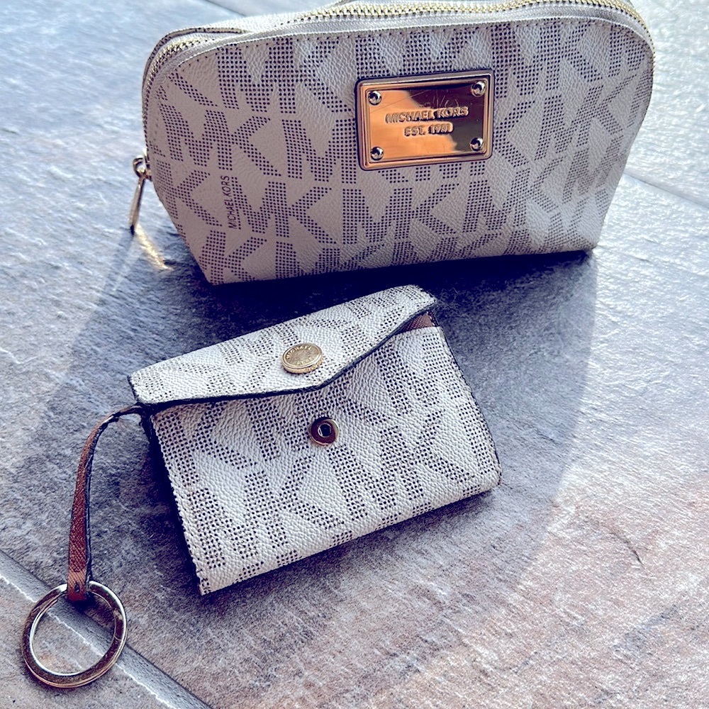 Michael Kors cosmetic purse & ID wallet